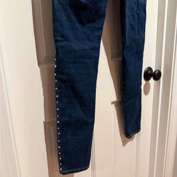 Zara Basic Denim Size 2 with Rivets - Picture 5 of 5